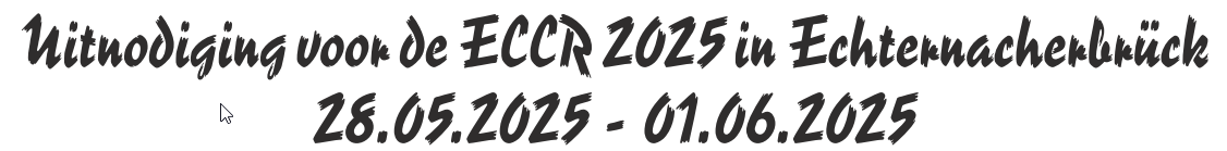 Anmeldeformular ECCR 2025 nederlands neu - invitation